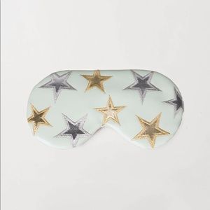 BNWT Free People x Understated Starry Eyed Travel Eye Mask in Mint